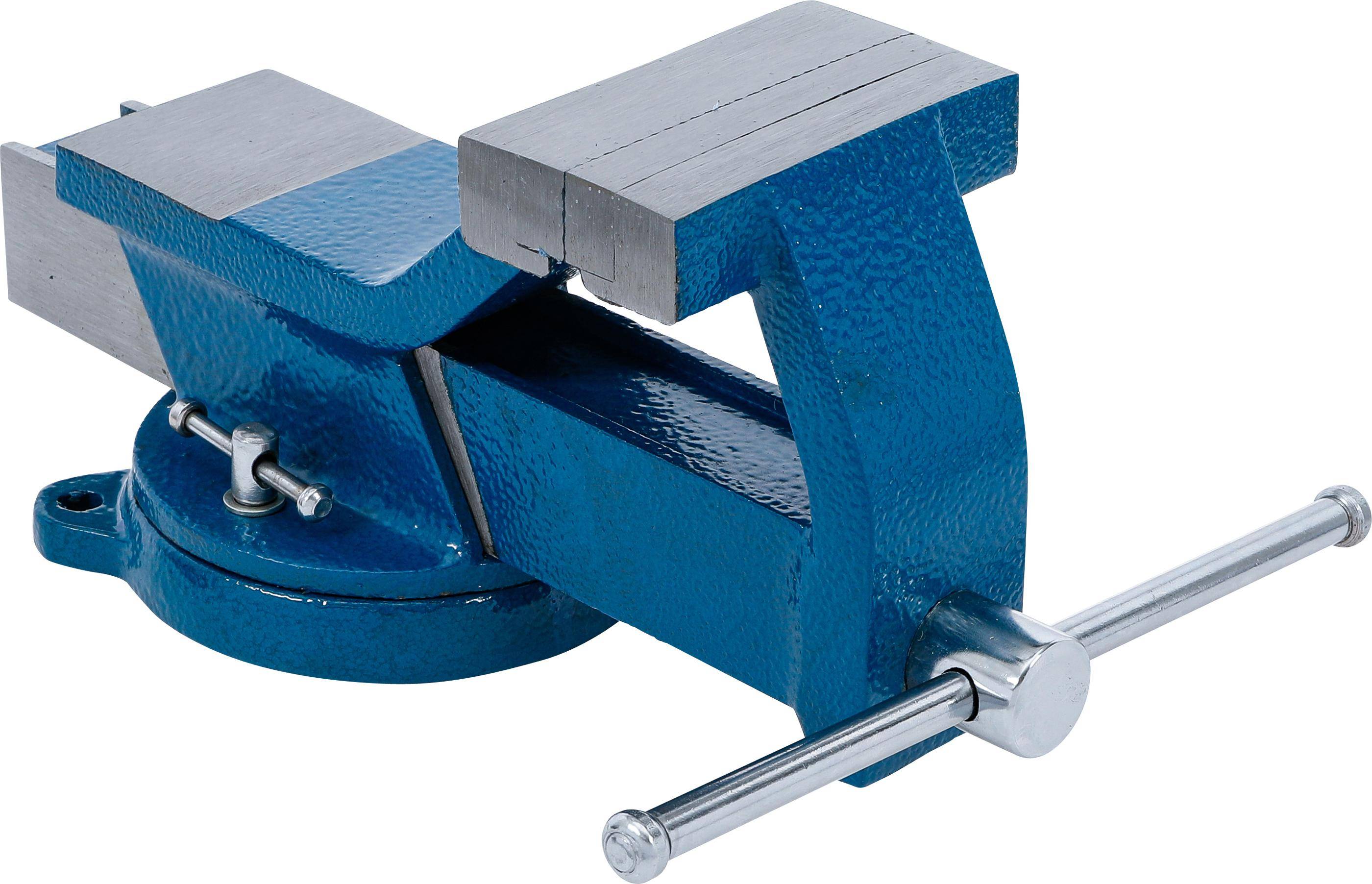 BGS technic Stahl-Schraubstock | geschmiedet | 100 mm Spannbacken