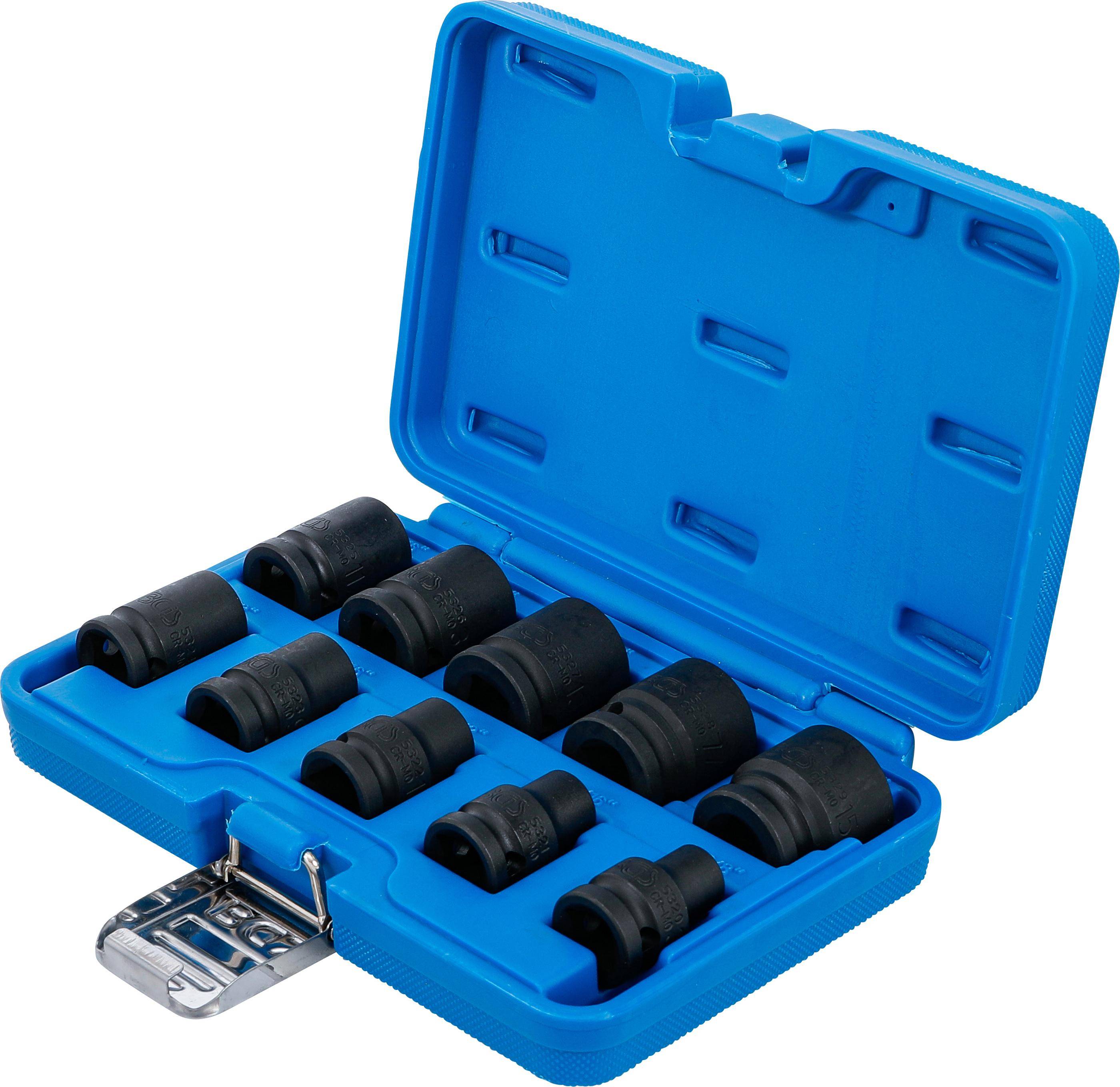 BGS technic Kraft-Steckschlüssel-Einsatz-Satz Sechskant | Antrieb