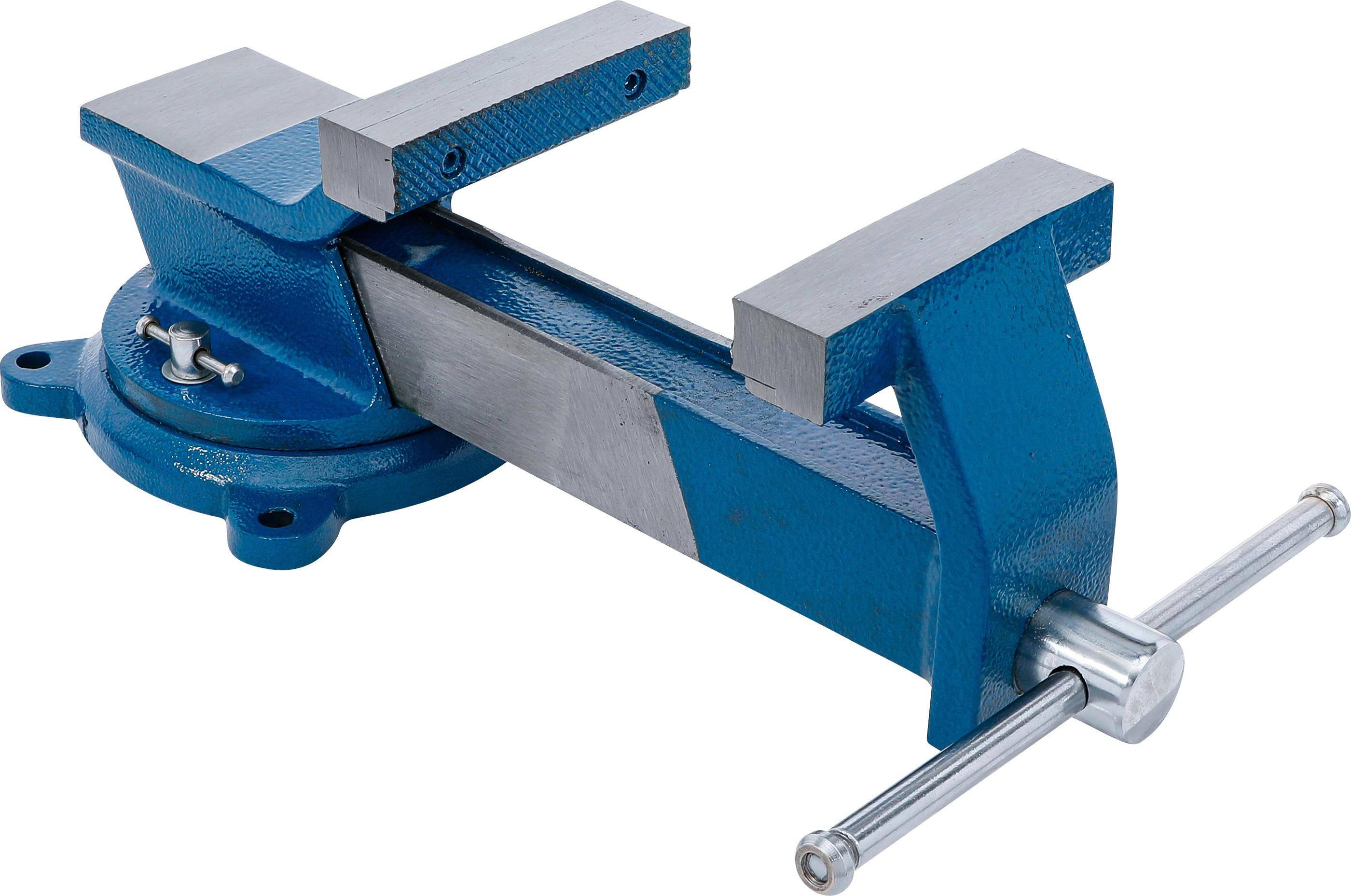 BGS technic Stahl-Schraubstock | geschmiedet | 125 mm Spannbacken