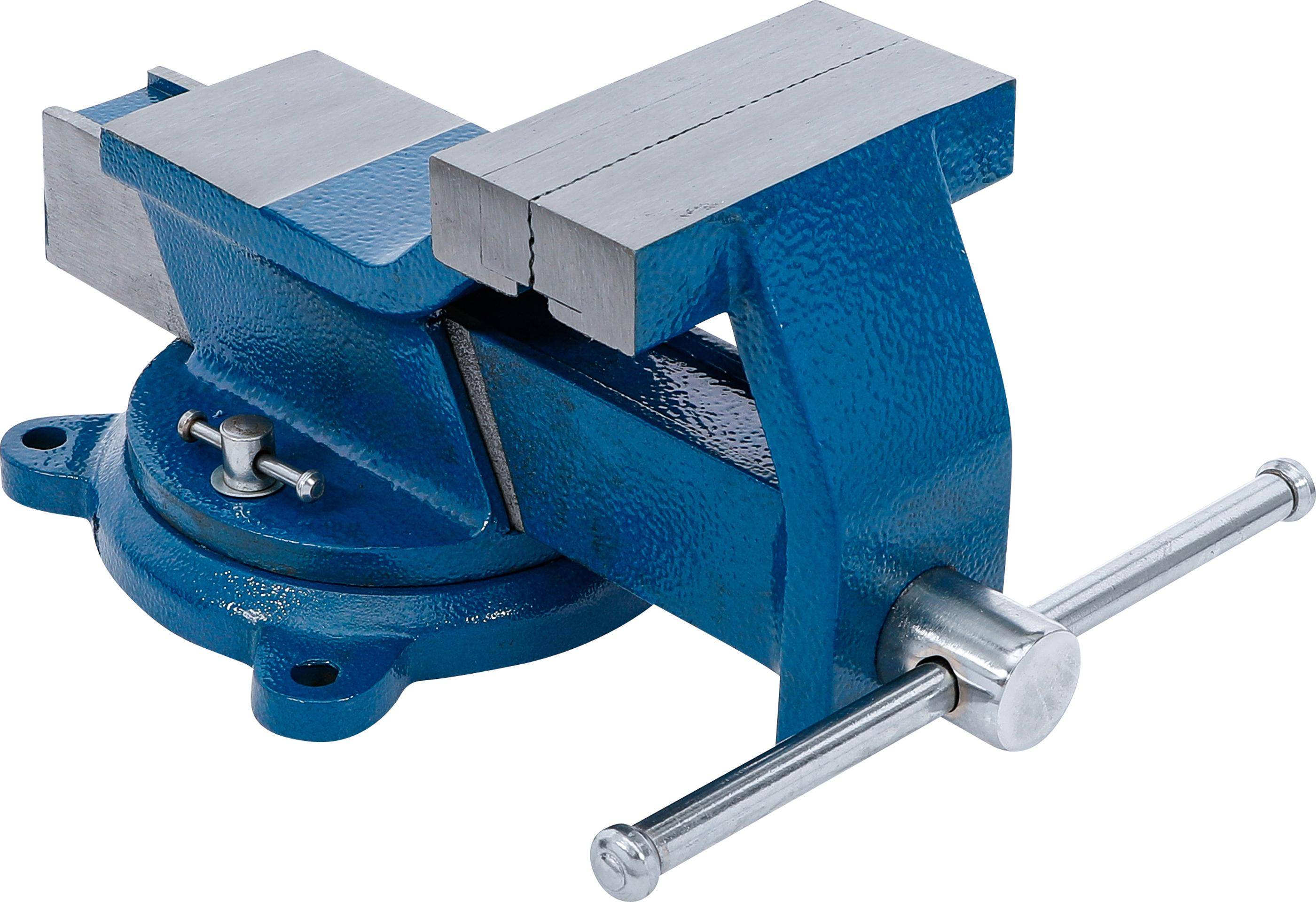 BGS technic Stahl-Schraubstock | geschmiedet | 125 mm Spannbacken