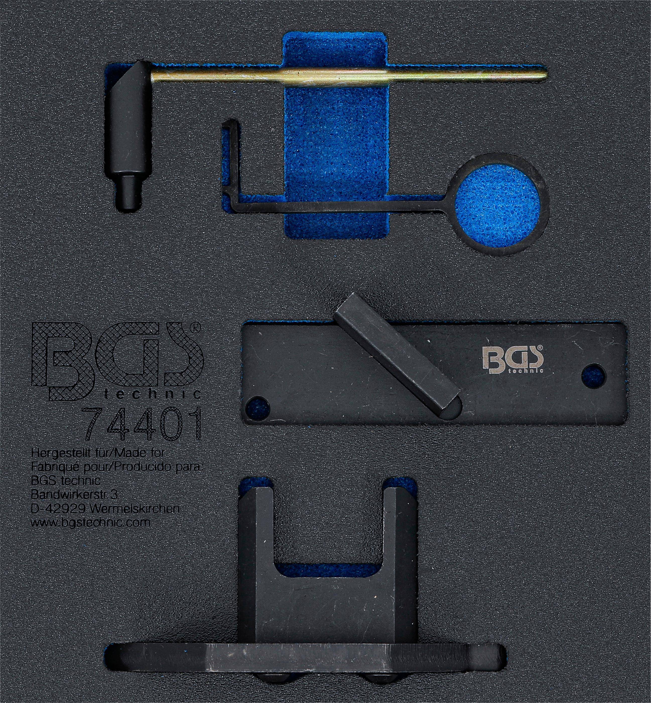 BGS technic Werkstattwageneinlage 1/6: Motor-Einstellwerkzeug-Satz |