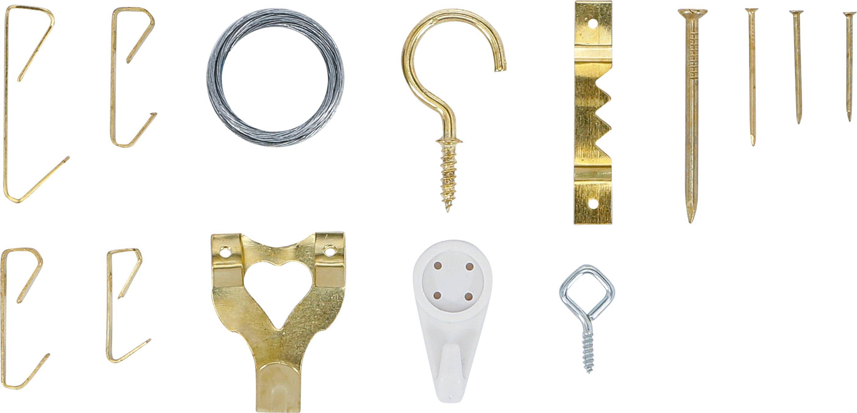 BGS Diy Bilderhaken-Sortiment | 196-tlg.