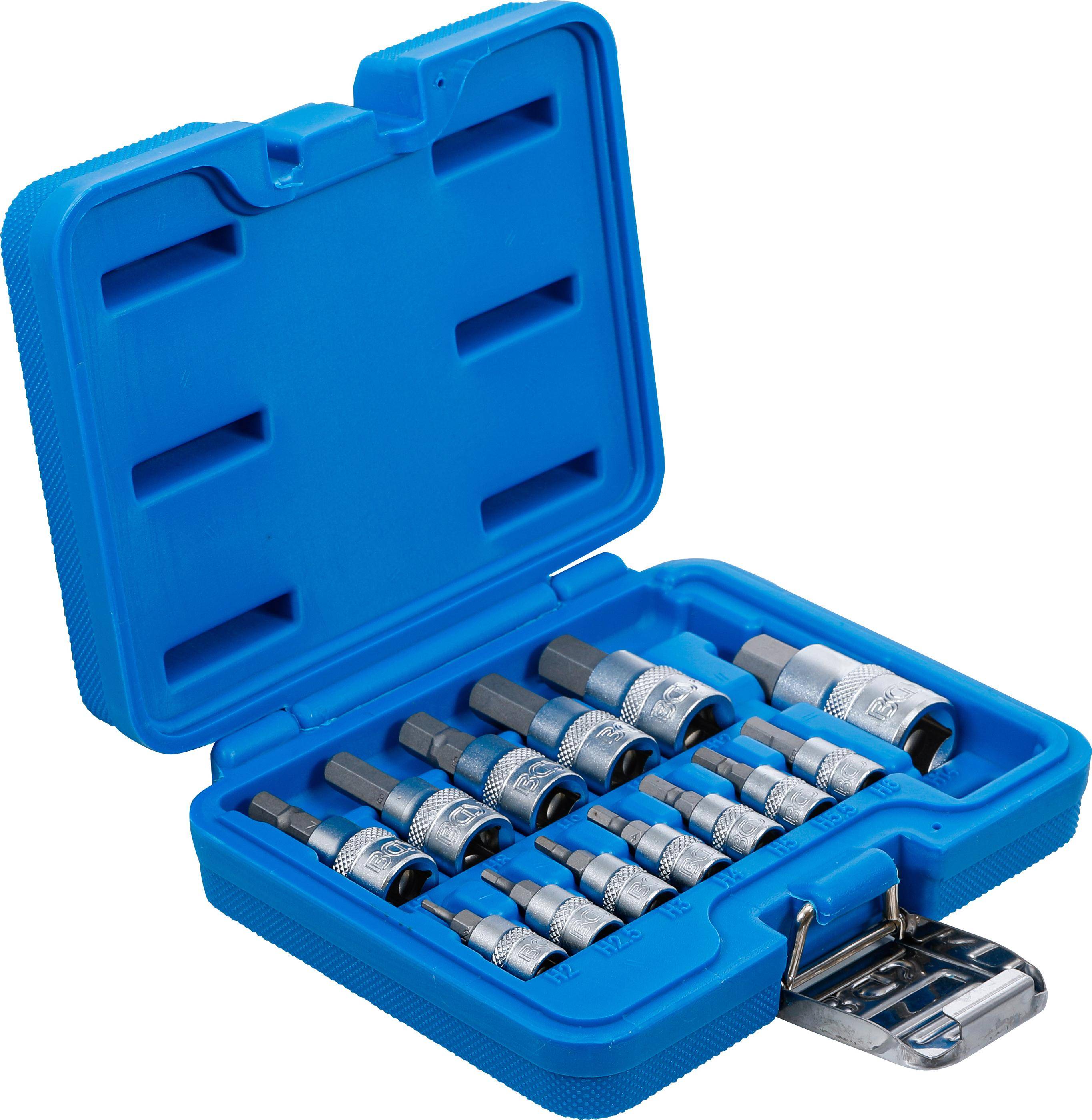 BGS technic Bit-Einsatz-Satz | Antrieb Innenvierkant 6,3 mm (1/4") /