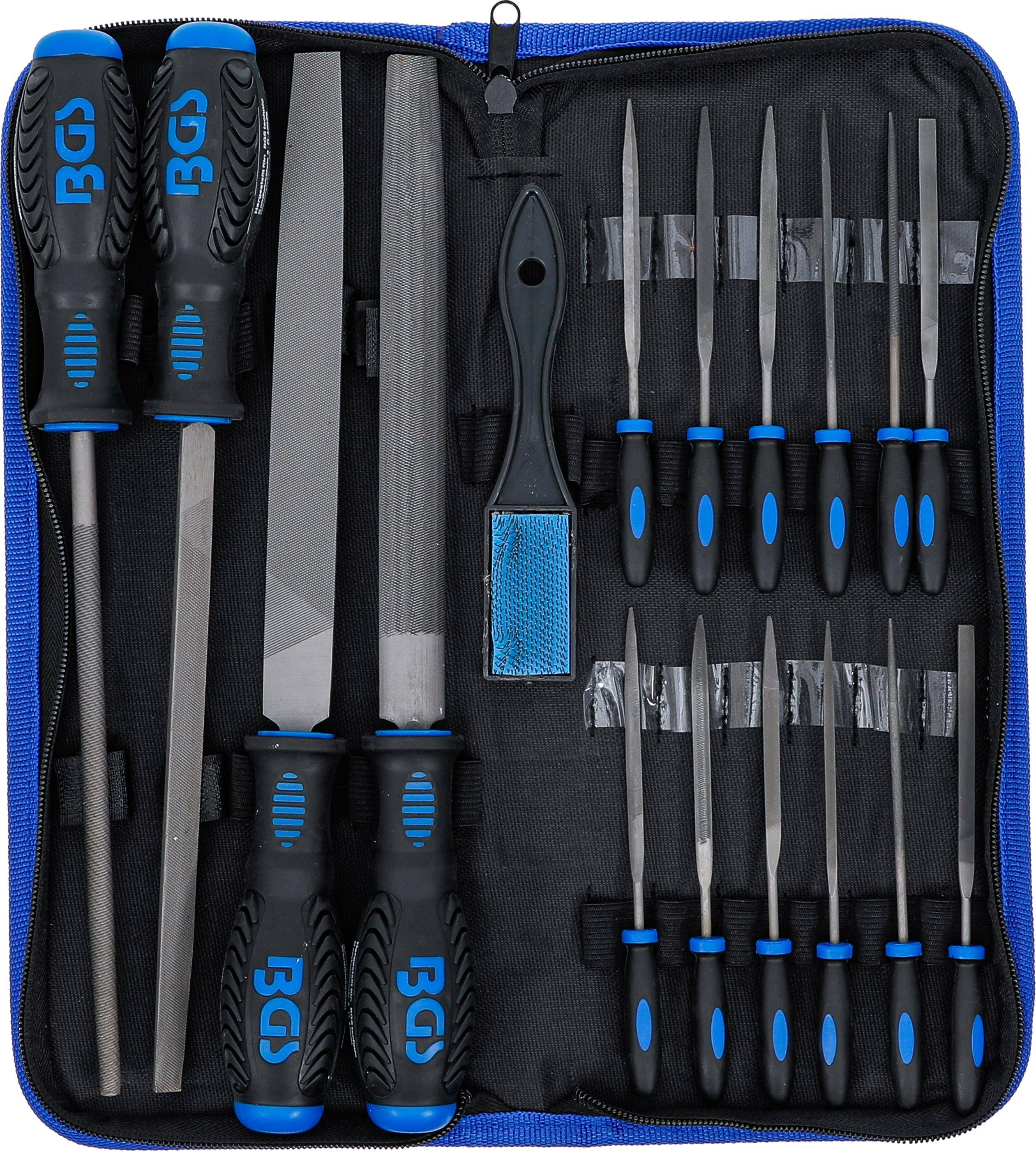 BGS technic Werkstattfeilen- und Nadelfeilen-Satz | 17-tlg.