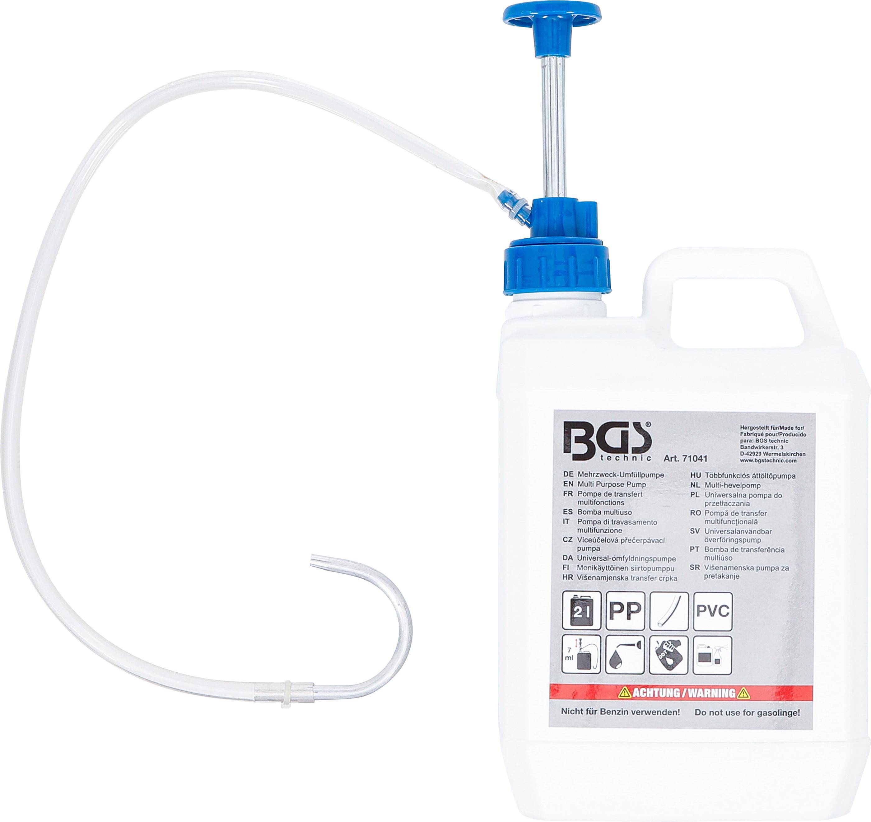 BGS technic Mehrzweck-Umfüllpumpe | 2 l