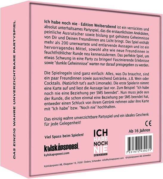 Pegasus KYL43027 - Ich Habe Noch Nie - Weiberabend, Partyspiel