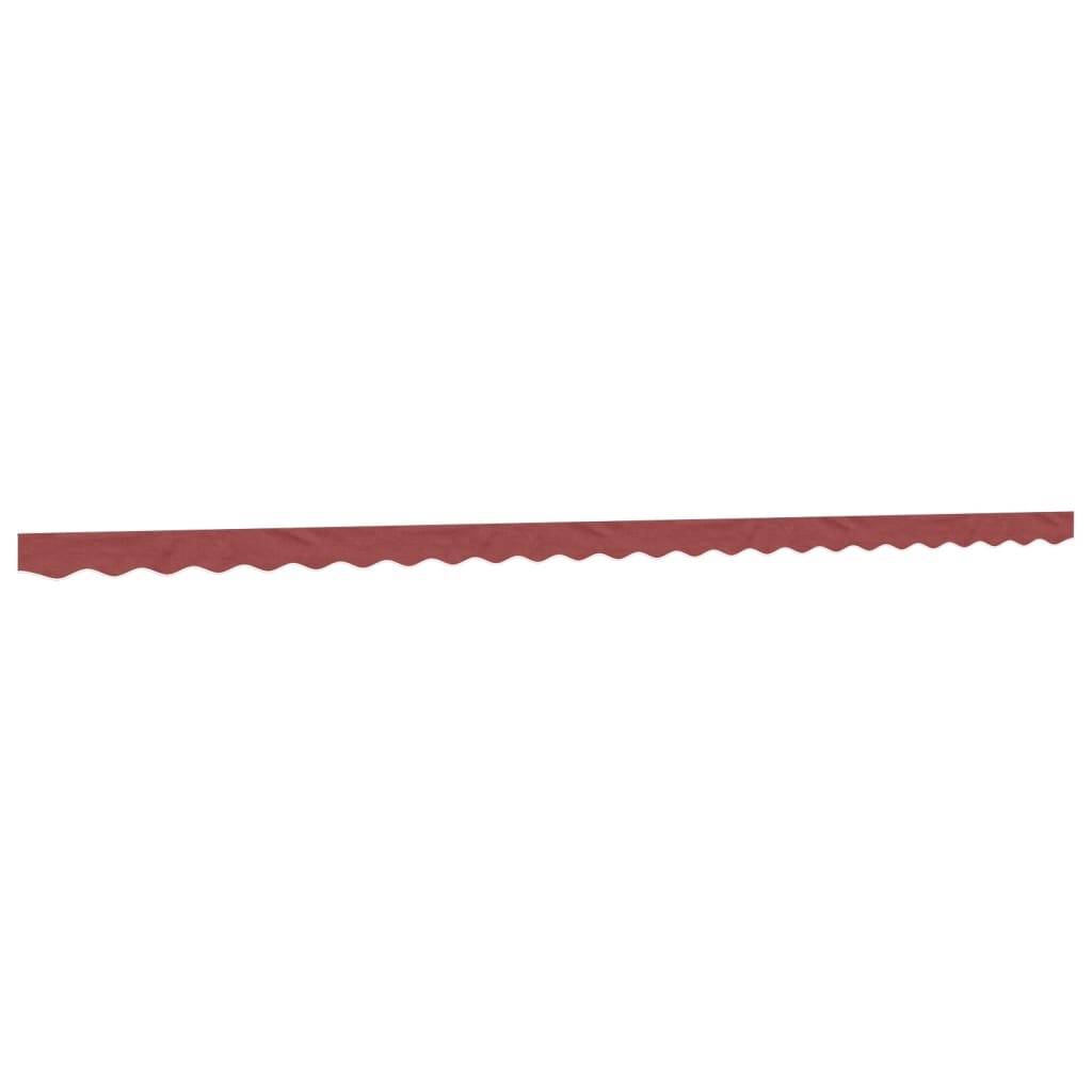 vidaXL Markisenvolant Burgunderrot 6 m