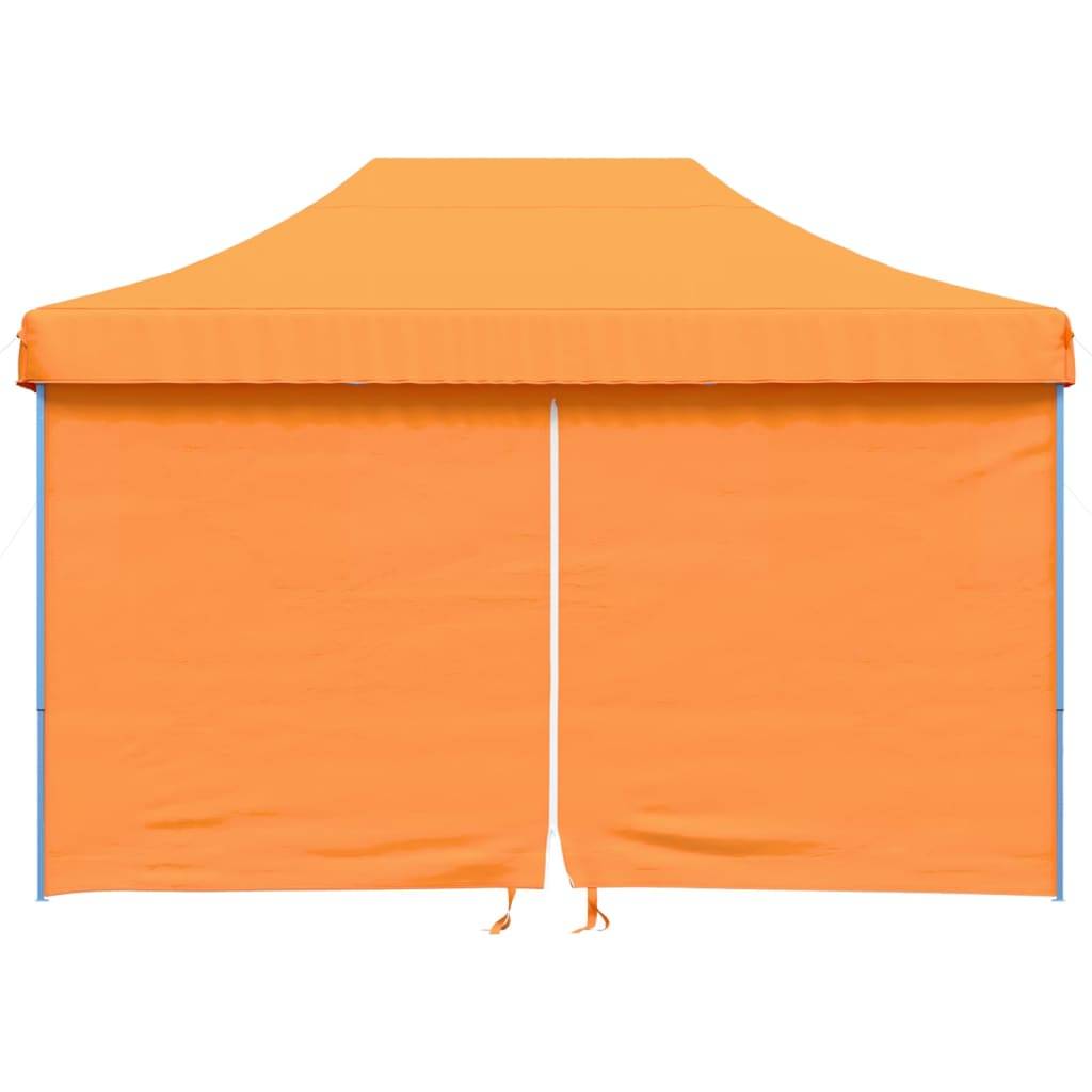 vidaXL Partyzelt Faltbar Pop-Up mit 4 Seitenteilen Orange