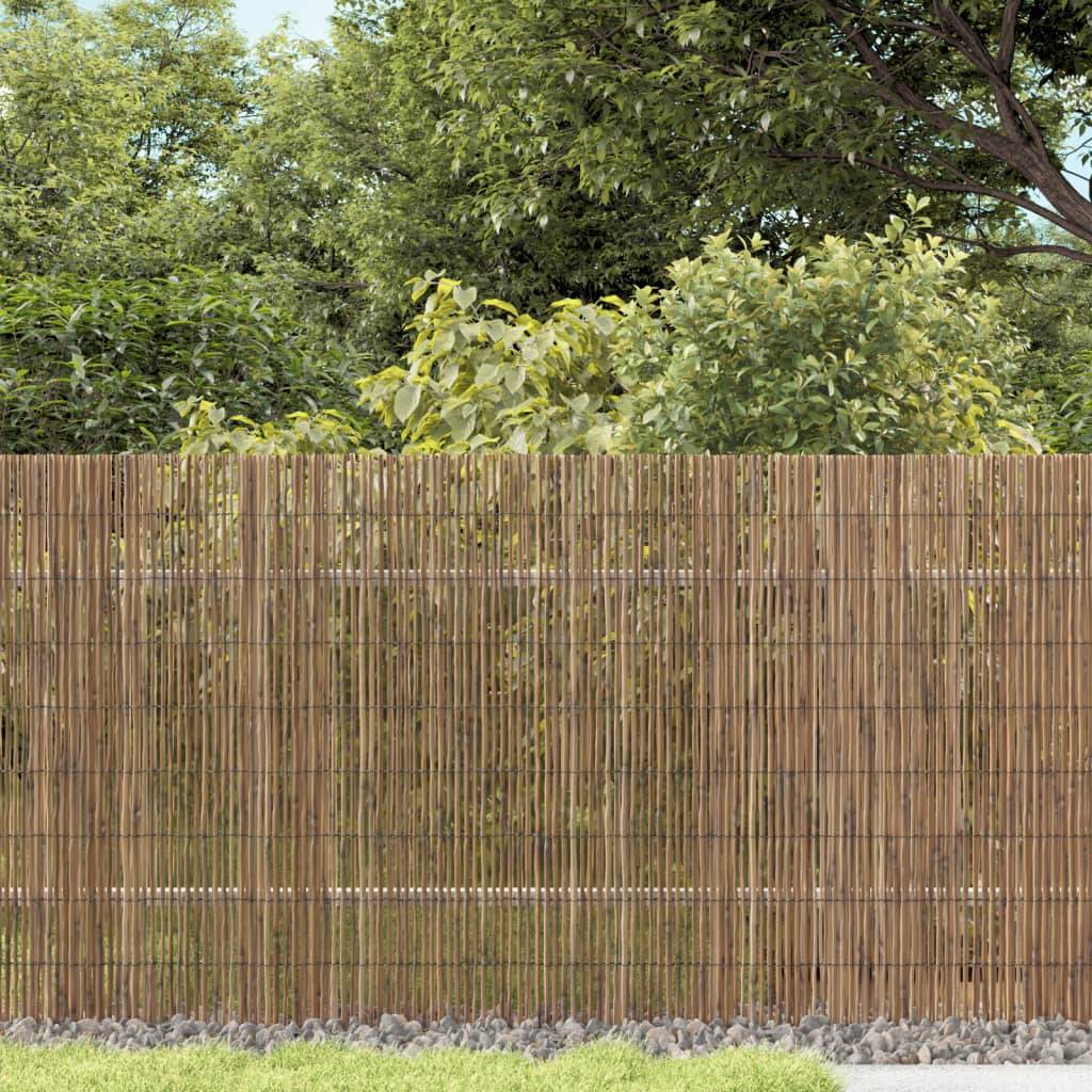 vidaXL Gartenzaun 600x80 cm Schilf