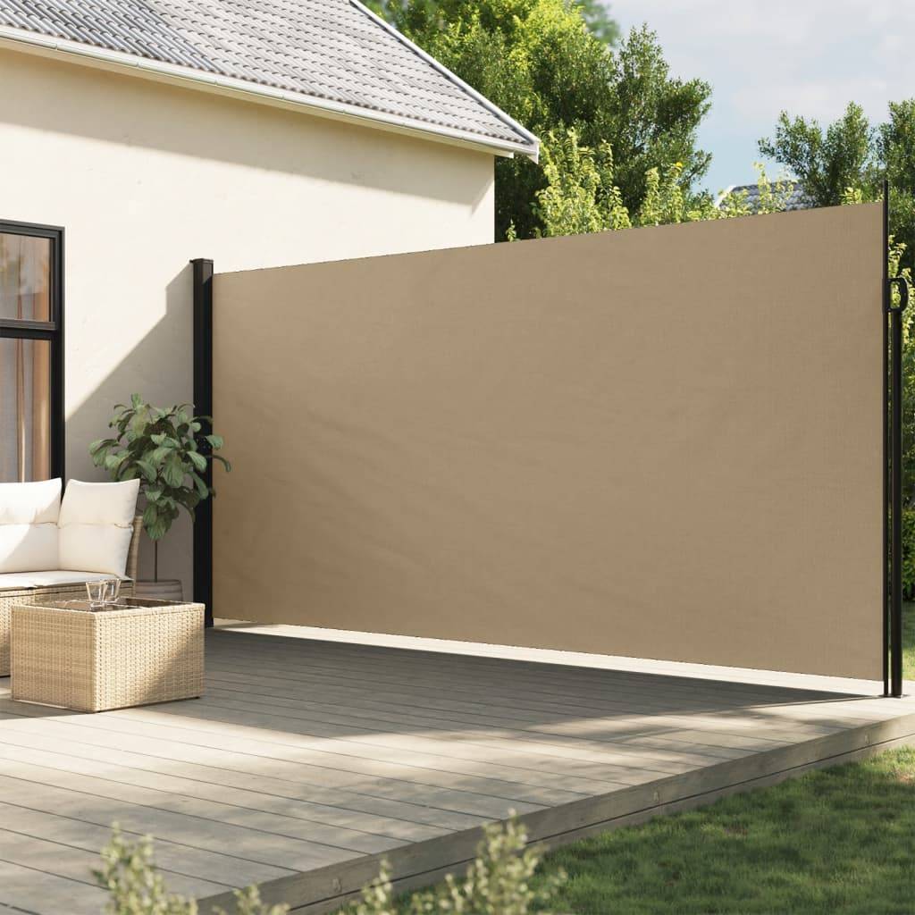 vidaXL Seitenmarkise Ausziehbar Beige 200x300 cm