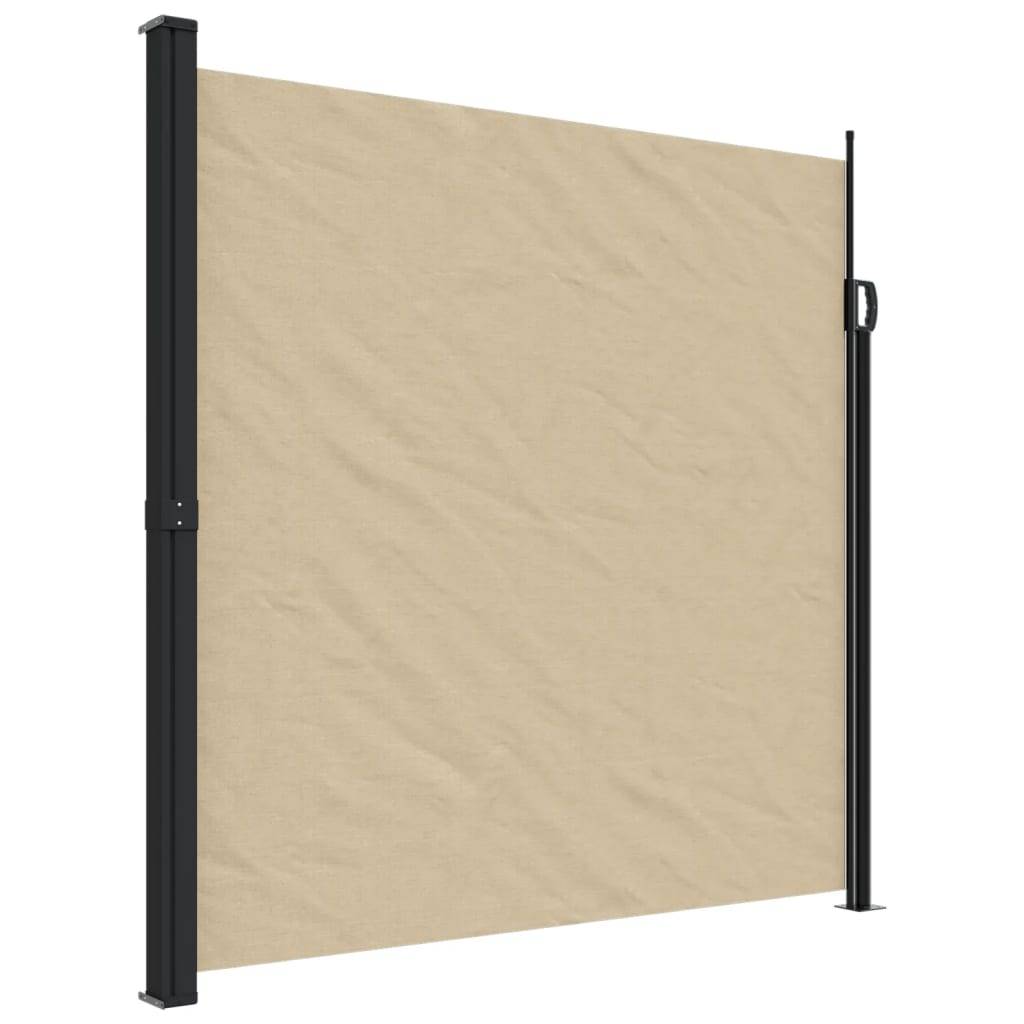 vidaXL Seitenmarkise Ausziehbar Beige 200x300 cm