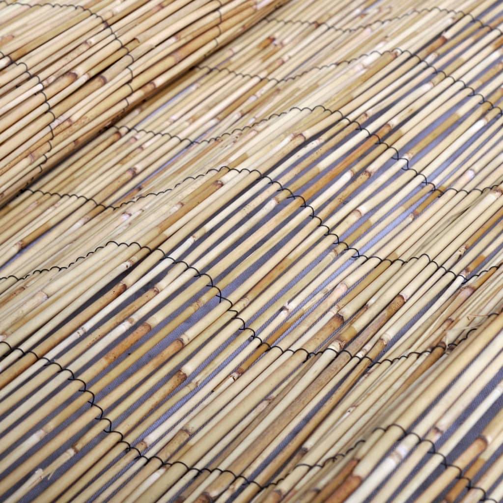 vidaXL Gartenzaun 500x90 cm Schilf