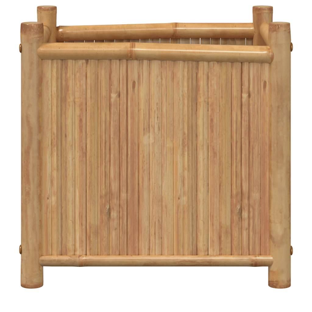 vidaXL Pflanzkübel 50x50x50 cm Bambus