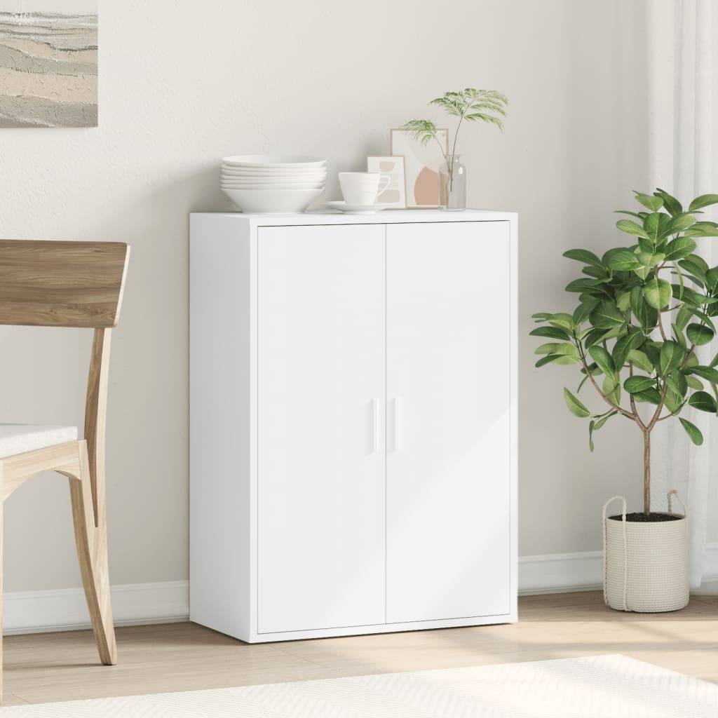 vidaXL Sideboard Weiß 60x31x84 cm Holzwerkstoff