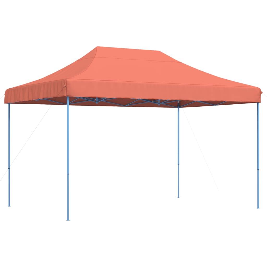 vidaXL Partyzelt Faltbar Pop-Up Terrakottarot 410x279x315 cm