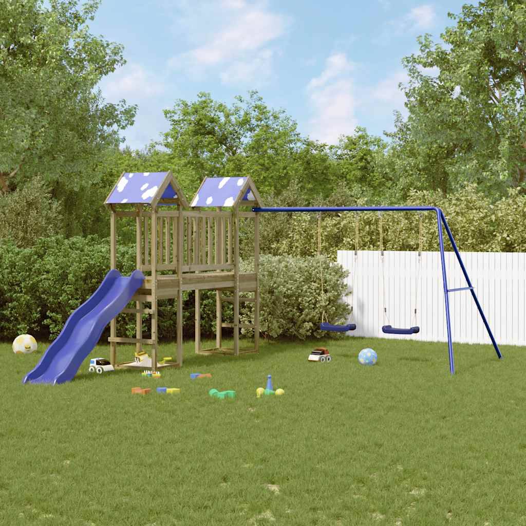 vidaXL Spielturm Imprägniertes Kiefernholz