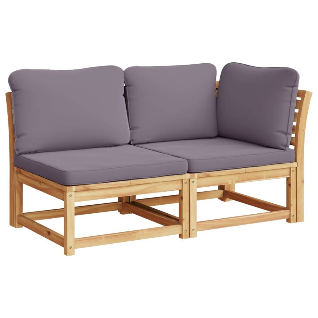 vidaXL 8-tlg. Garten-Lounge-Set mit Kissen Massivholz Akazie