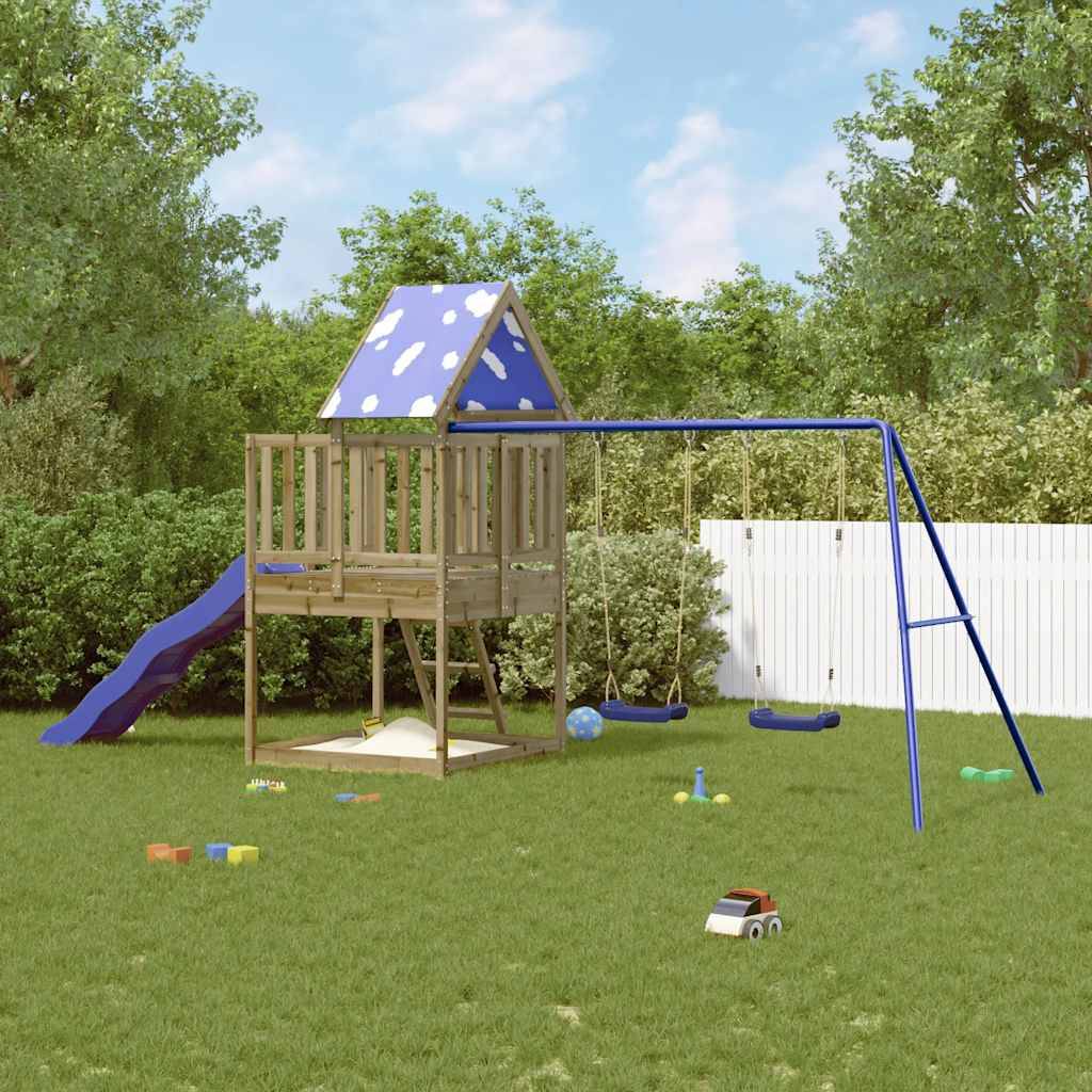 vidaXL Spielturm Imprägniertes Kiefernholz