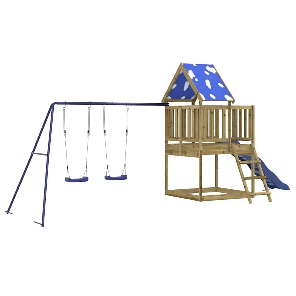 vidaXL Spielturm Imprägniertes Kiefernholz