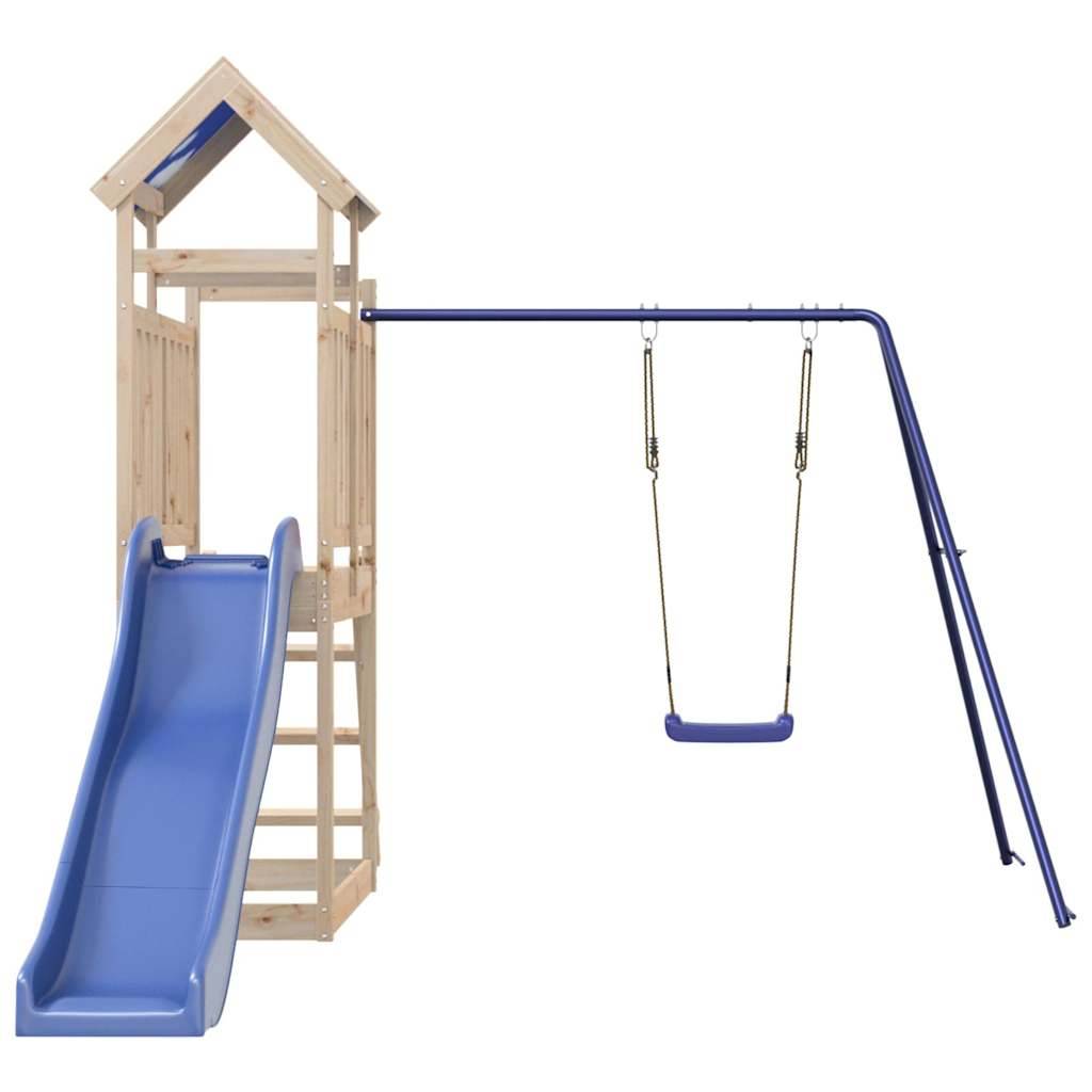 vidaXL Spielturm Massivholz Kiefer