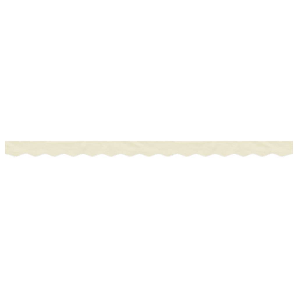 vidaXL Markisenvolant Creme Gestreift 3,5 m