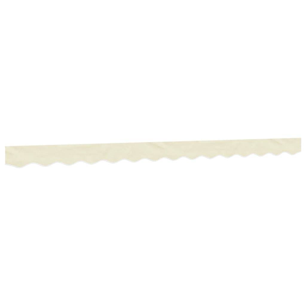 vidaXL Markisenvolant Creme Gestreift 3,5 m