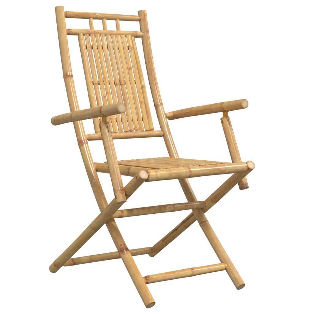 vidaXL Gartenstühle 8 Stk. Klappbar 53x66x99 cm Bambus