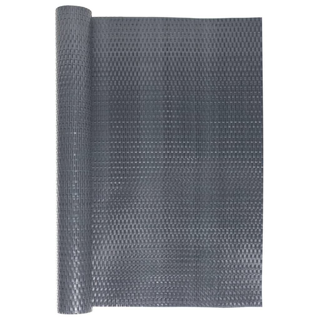 vidaXL Balkon-Sichtschutz Anthrazit 400x80 cm Poly Rattan
