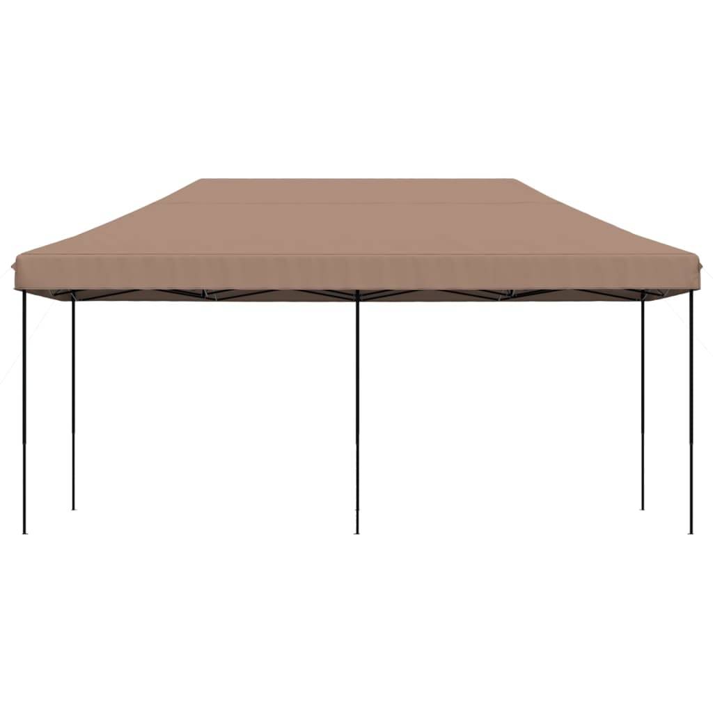 vidaXL Partyzelt Faltbar Pop-Up Braun 580x292x315 cm