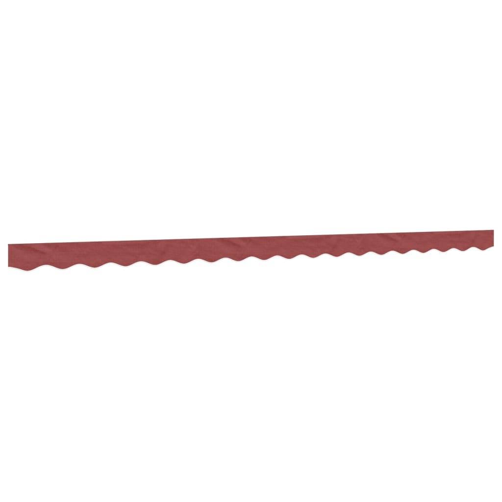 vidaXL Markisenvolant Burgunderrot 4,5 m
