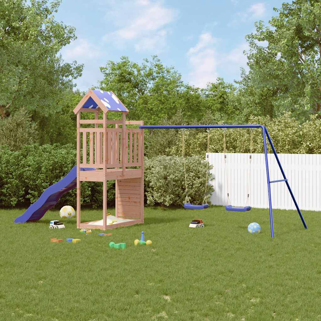 vidaXL Spielturm Massivholz Douglasie