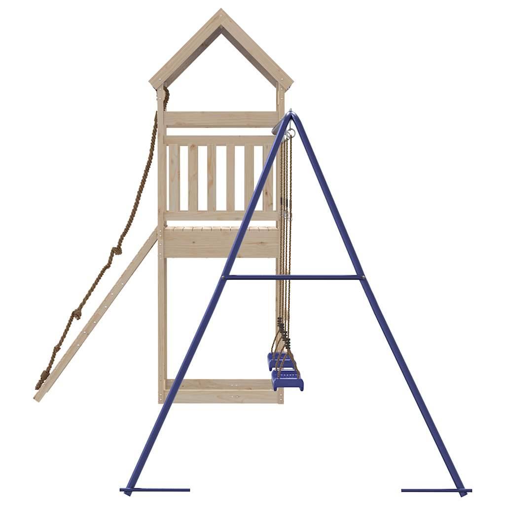 vidaXL Spielturm Massivholz Kiefer