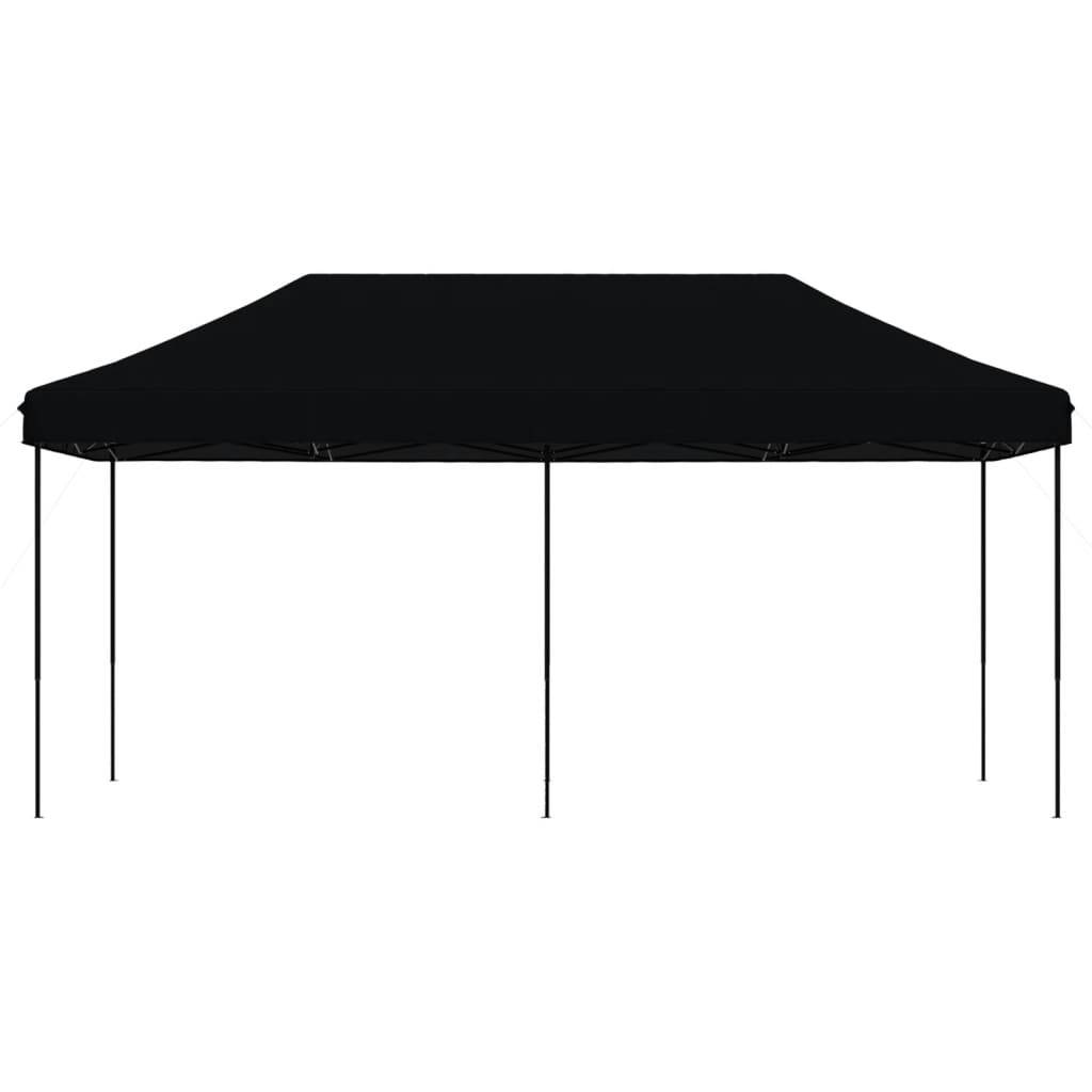 vidaXL Partyzelt Faltbar Pop-Up Schwarz 580x292x315 cm