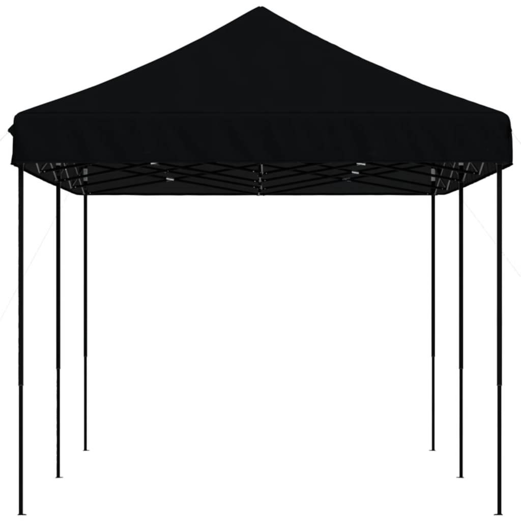 vidaXL Partyzelt Faltbar Pop-Up Schwarz 580x292x315 cm