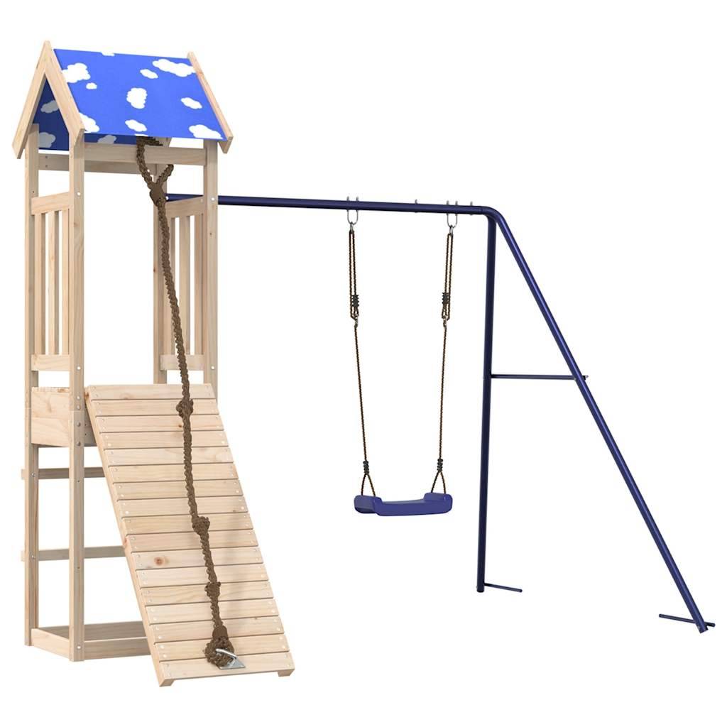 vidaXL Spielturm Massivholz Kiefer