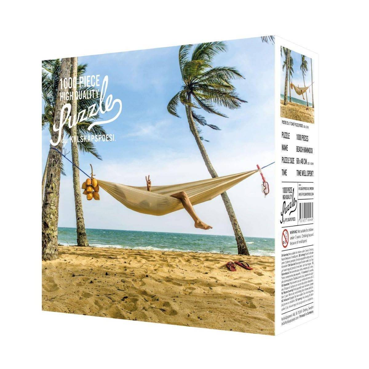 KYL00464 - High Quality Puzzle Strand Hängematte (1000 Teile) (DE)