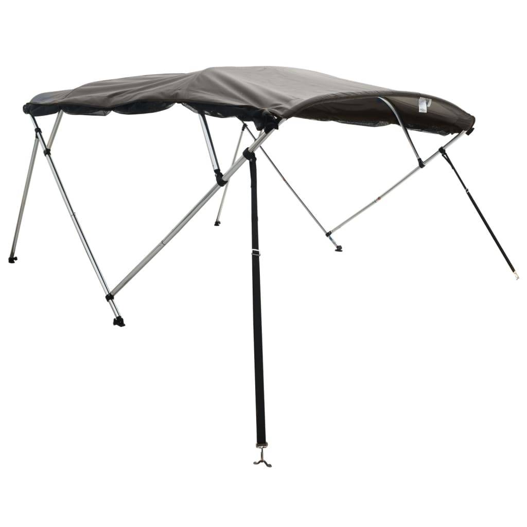 vidaXL 4-Bow Bimini-Top mit Mesh-Seitenteilen 243x(230-244)x137 cm