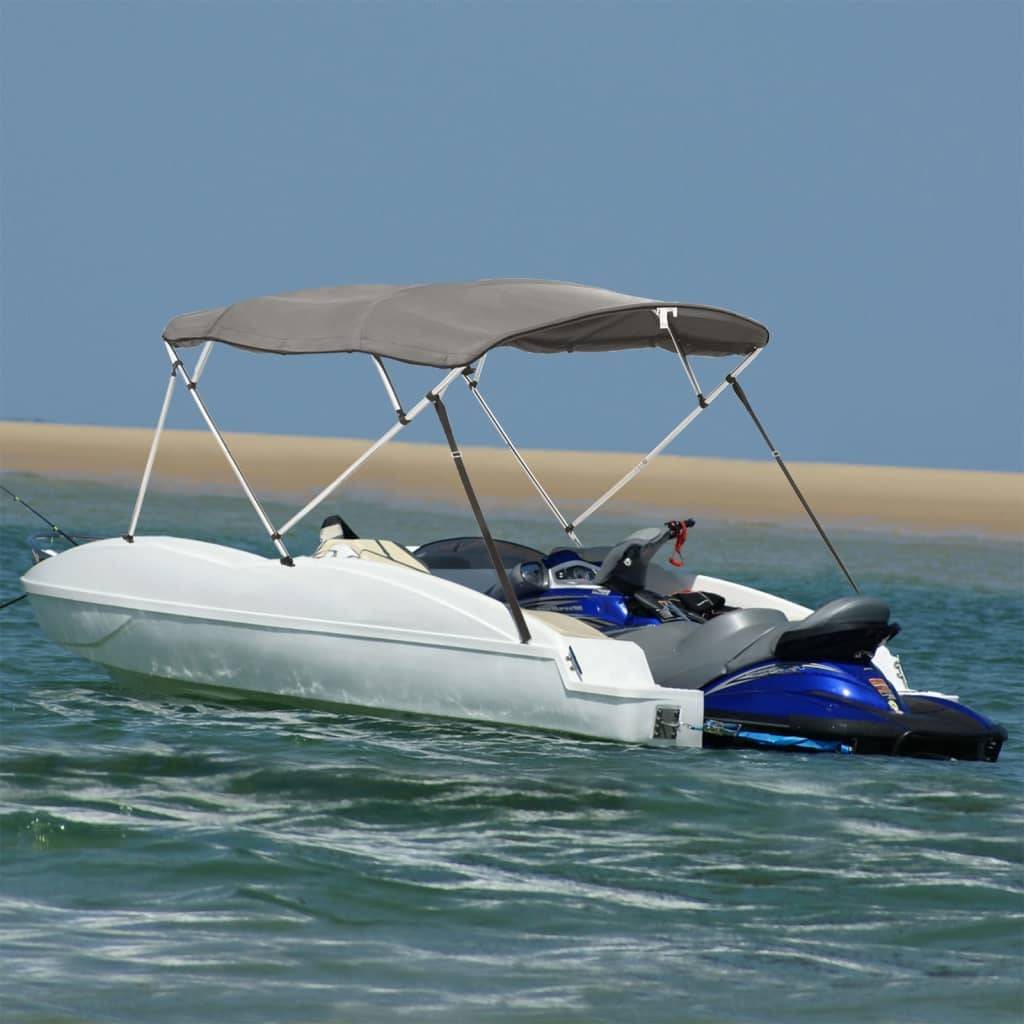 vidaXL 4-Bow Bimini-Top mit Seitenteilen 243x(170-182)x137 cm