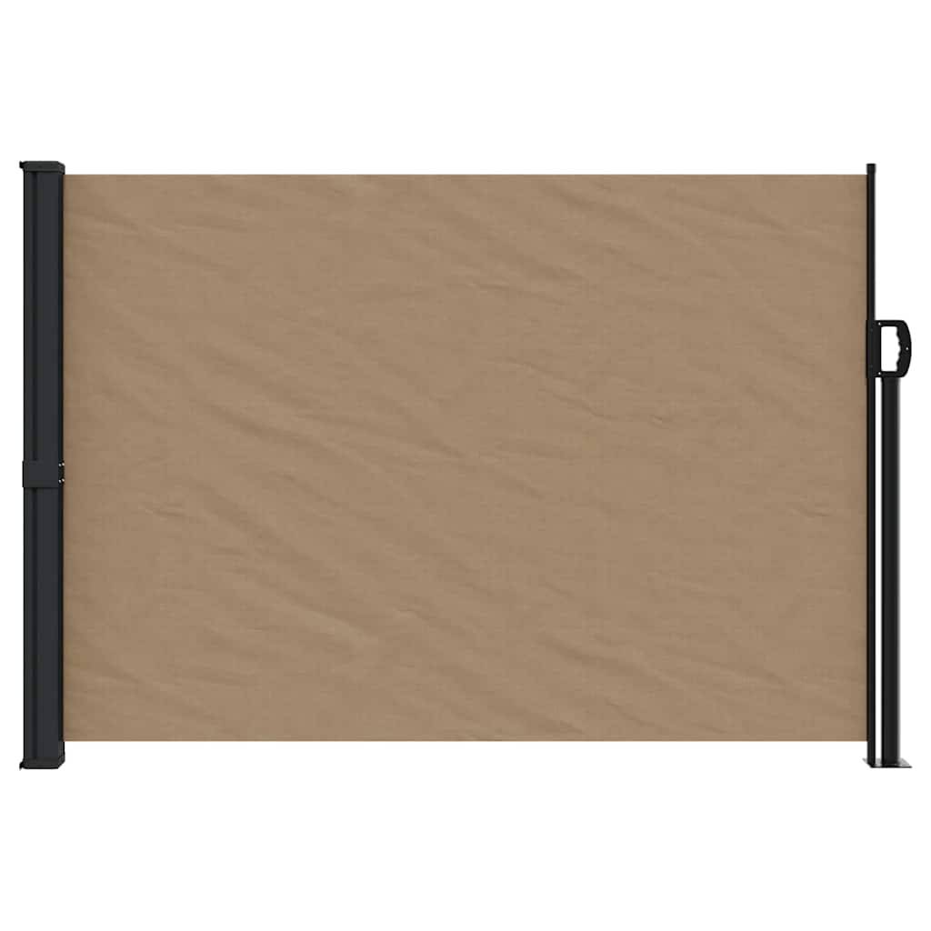 vidaXL Seitenmarkise Ausziehbar Taupe 140x300 cm