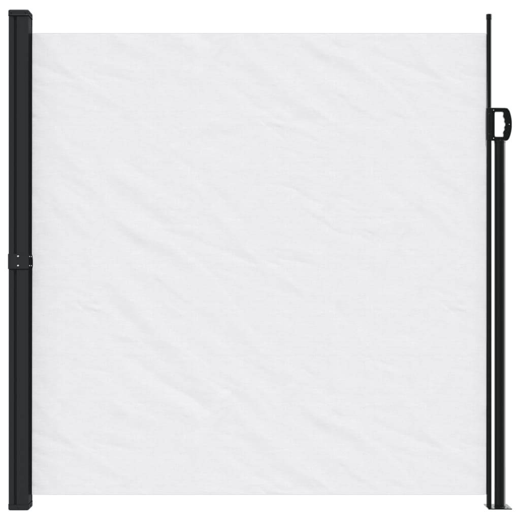 vidaXL Seitenmarkise Ausziehbar Weiß 200x300 cm