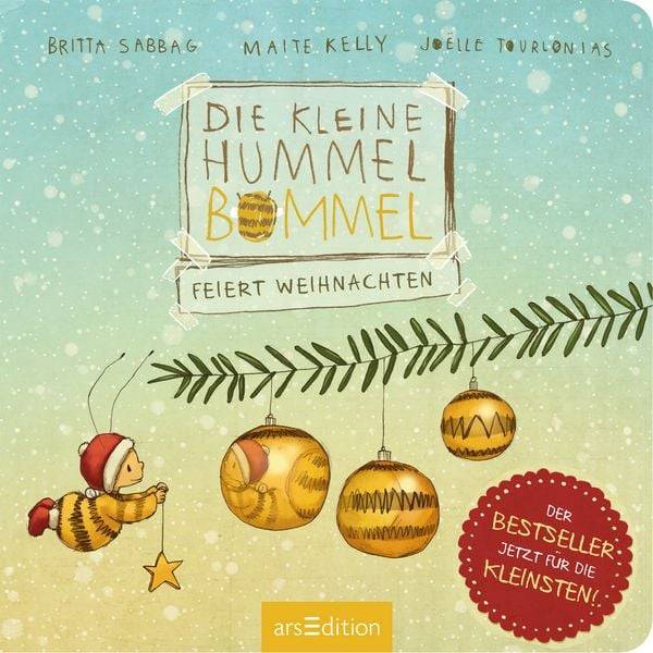 Die kleine Hummel Bommel feiert Weihnachten (Pappbilderbuch)