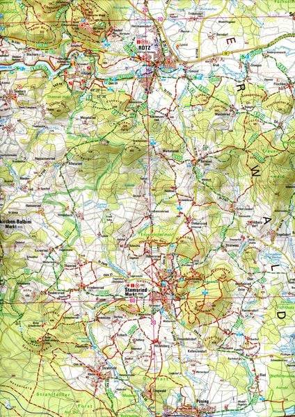 Naturpark Oberer Bayerischer Wald, östlicher Teil 1 : 50 000 (UK50-27)