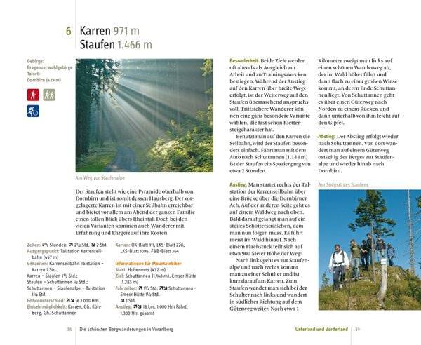 Die schönsten Bergwanderungen in Vorarlberg