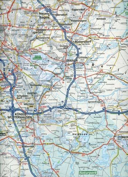 ADAC Regionalkarte Blatt 6 Berlin und Umgebung 1:150 000