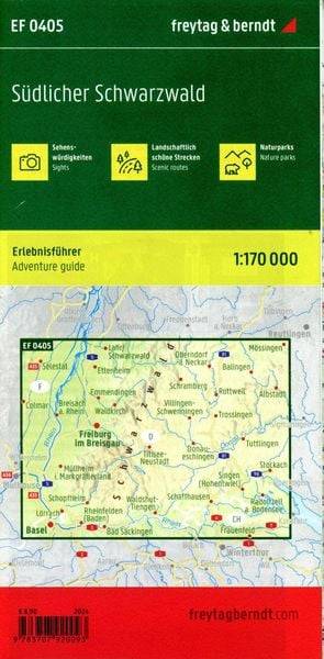 Südlicher Schwarzwald, Erlebnisführer 1:170.000, freytag & berndt, EF 0405