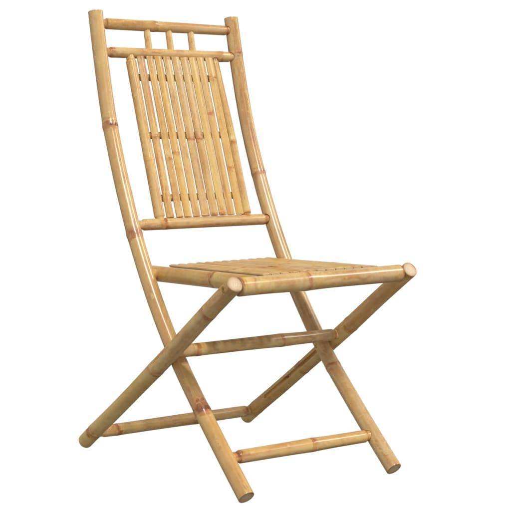 vidaXL Gartenstühle 8 Stk. Klappbar 46x66x99 cm Bambus