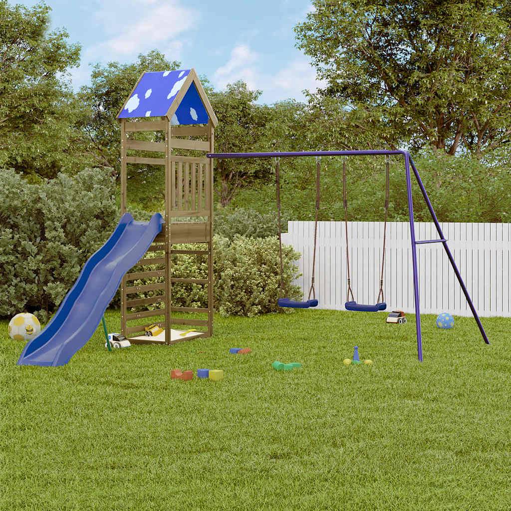 vidaXL Spielturm Imprägniertes Kiefernholz