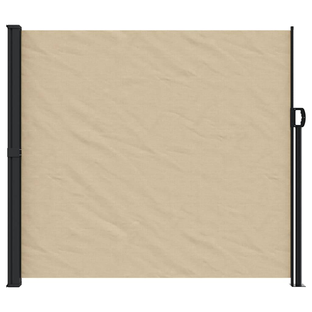 vidaXL Seitenmarkise Ausziehbar Beige 180x300 cm