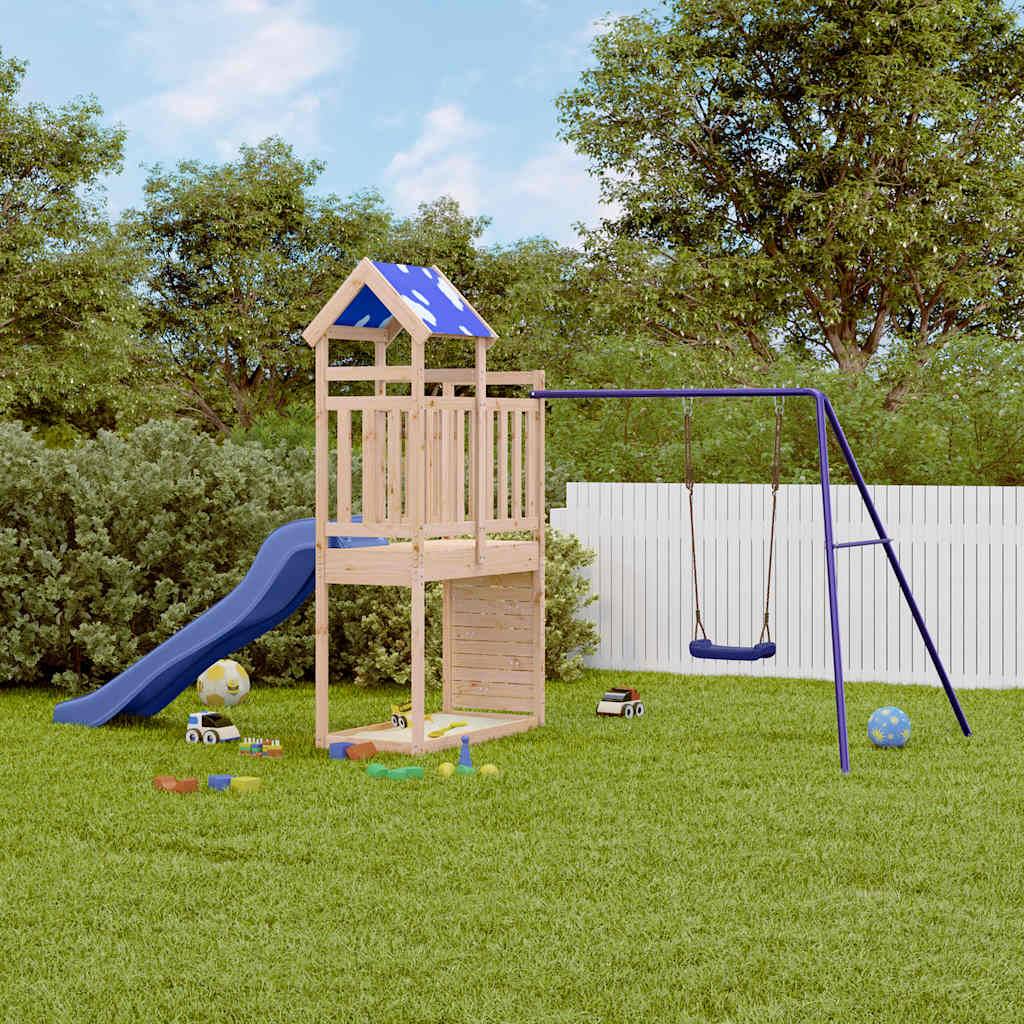 vidaXL Spielturm Massivholz Kiefer
