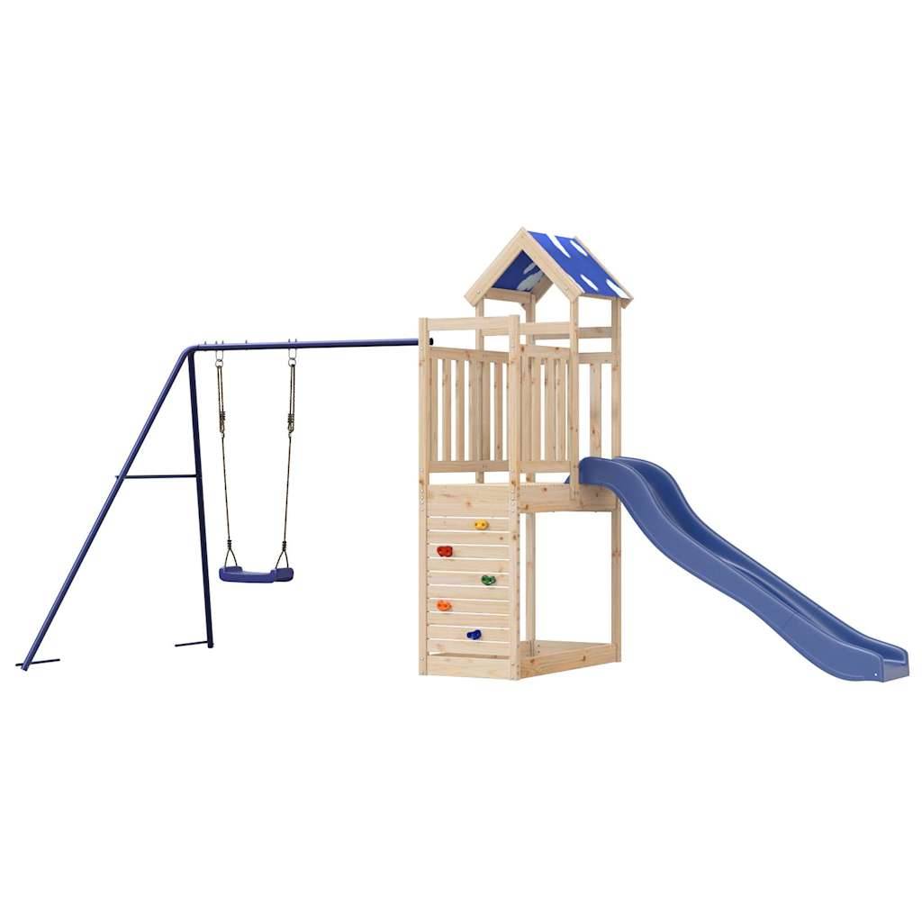 vidaXL Spielturm Massivholz Kiefer